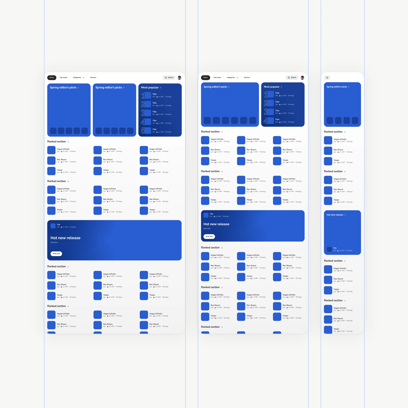 Responsive breakpoints